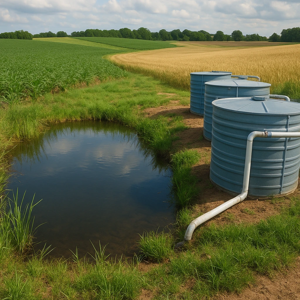 Zarządzanie wodą w gospodarstwie – mała retencja i systemy zbiorników
