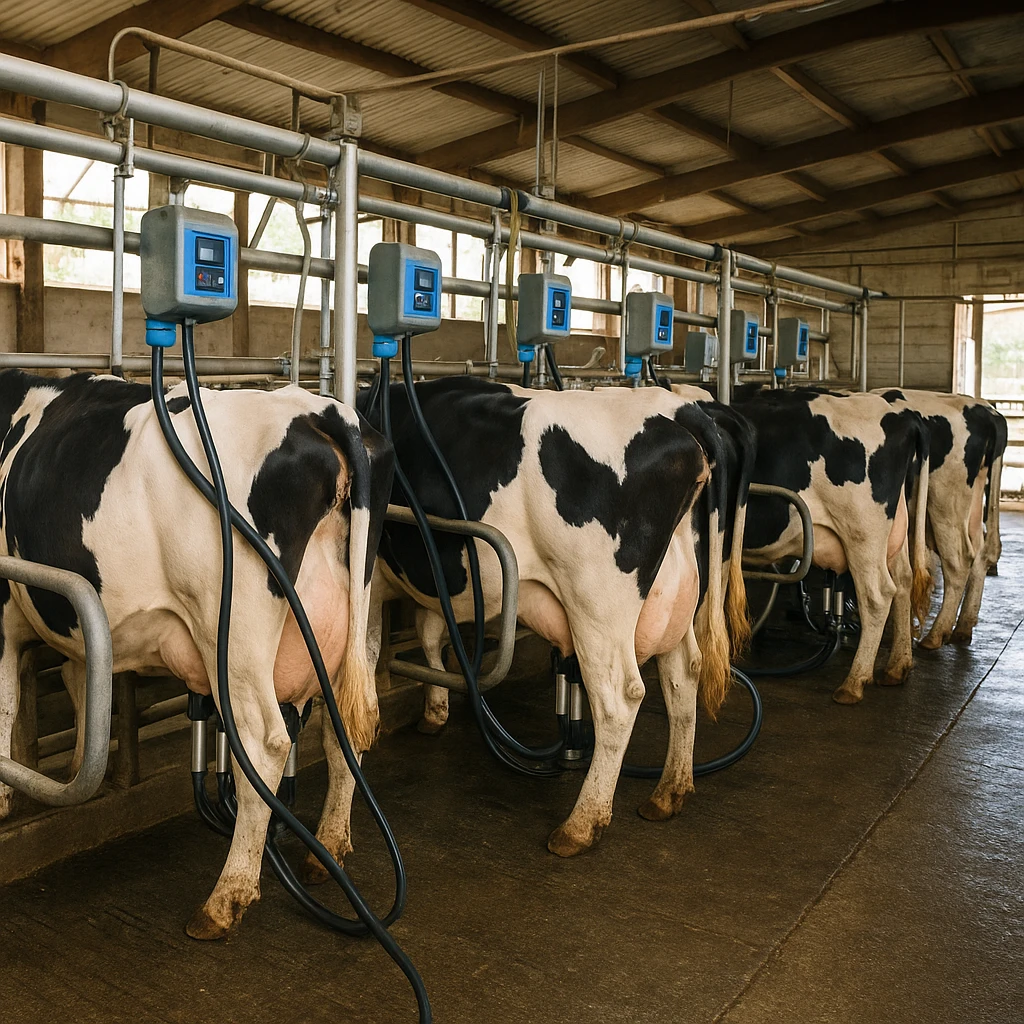 Wyposażenie hali udojowej a komfort krów