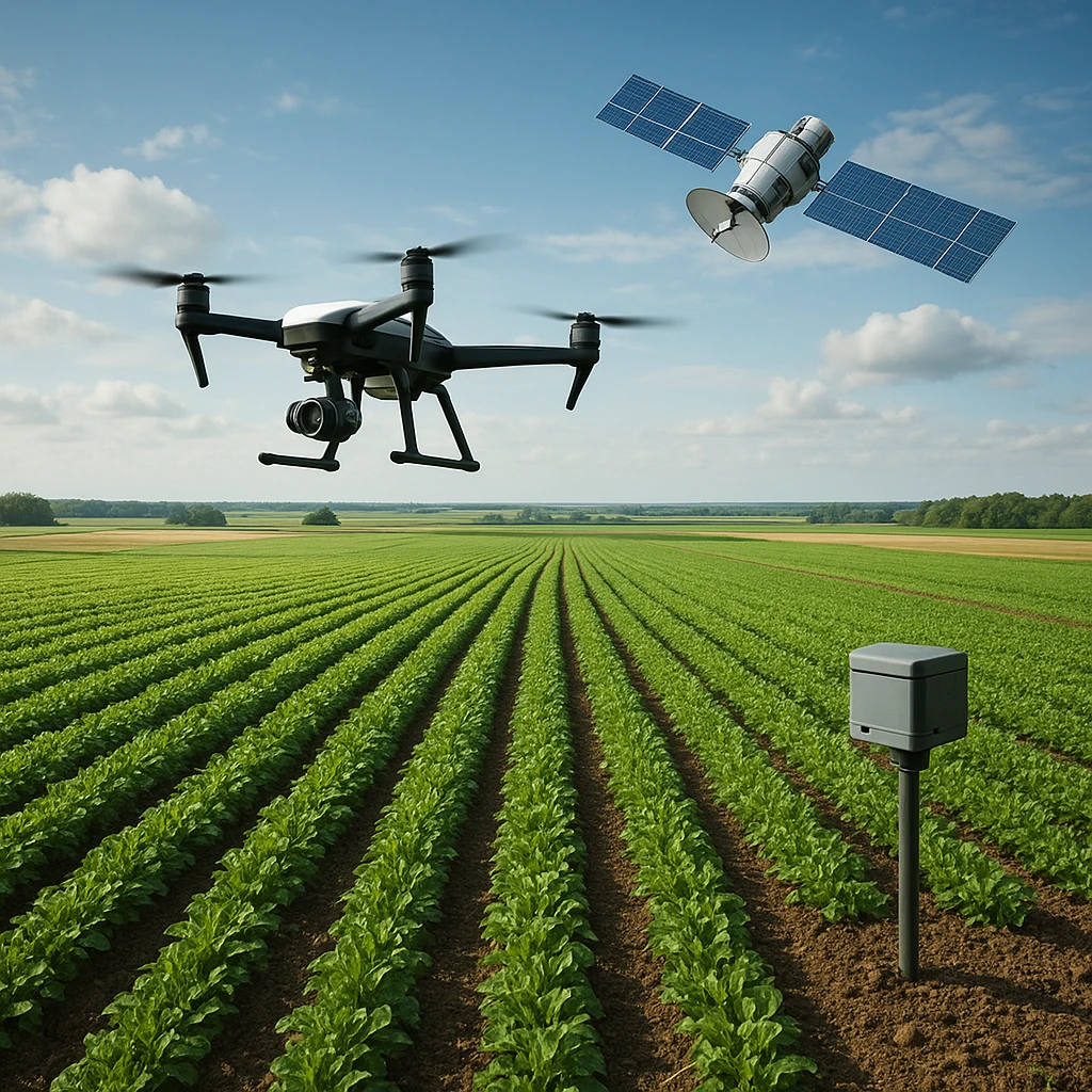 Nowe technologie w monitorowaniu pól – drony, satelity, sensory glebowe