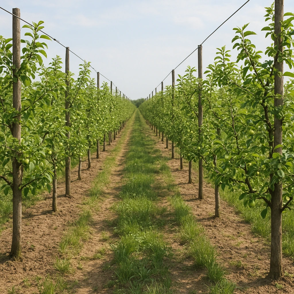 Systemy prowadzenia drzew owocowych w sadach intensywnych