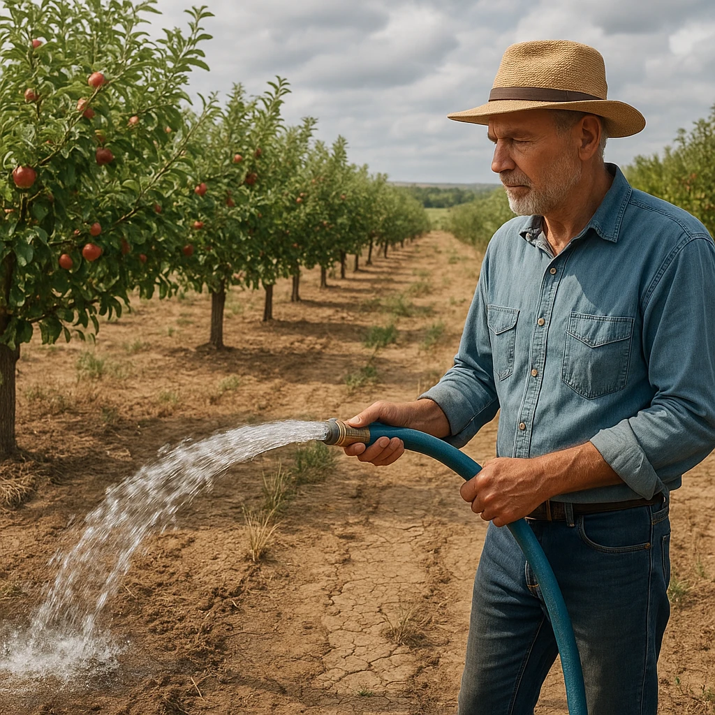 Ochrona sadów przed suszą w warunkach zmian klimatycznych