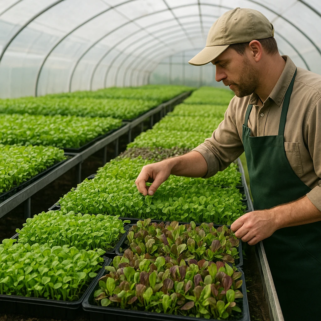Mikroliście i warzywa baby leaf – opłacalność produkcji pod osłonami