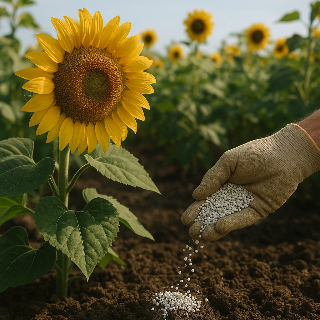 Nawożenie słonecznika – jak zwiększyć zawartość oleju w nasionach?