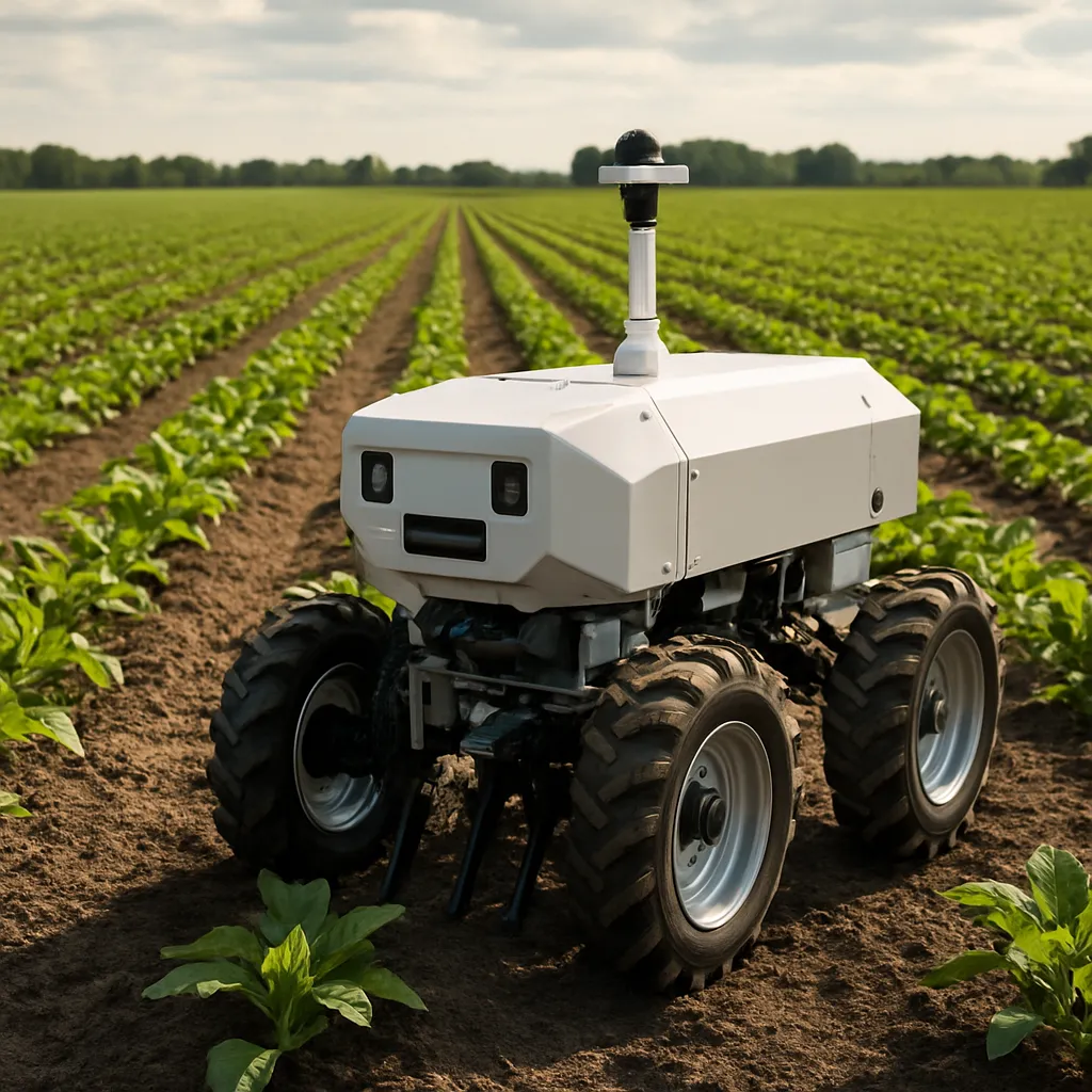 Roboty do pielęgnacji upraw międzyrzędowych