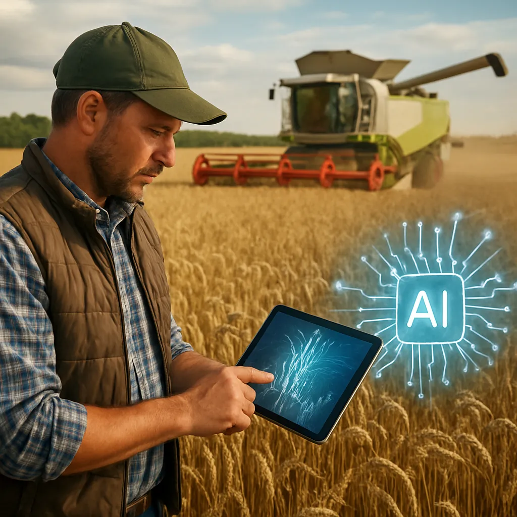 Jak AI pomaga ograniczyć straty pożniwne