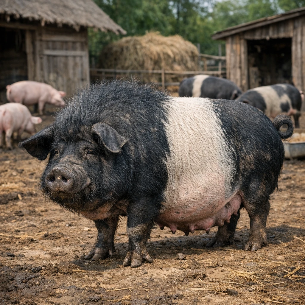 Minzhu – Sus scrofa domesticus – trzoda chlewna