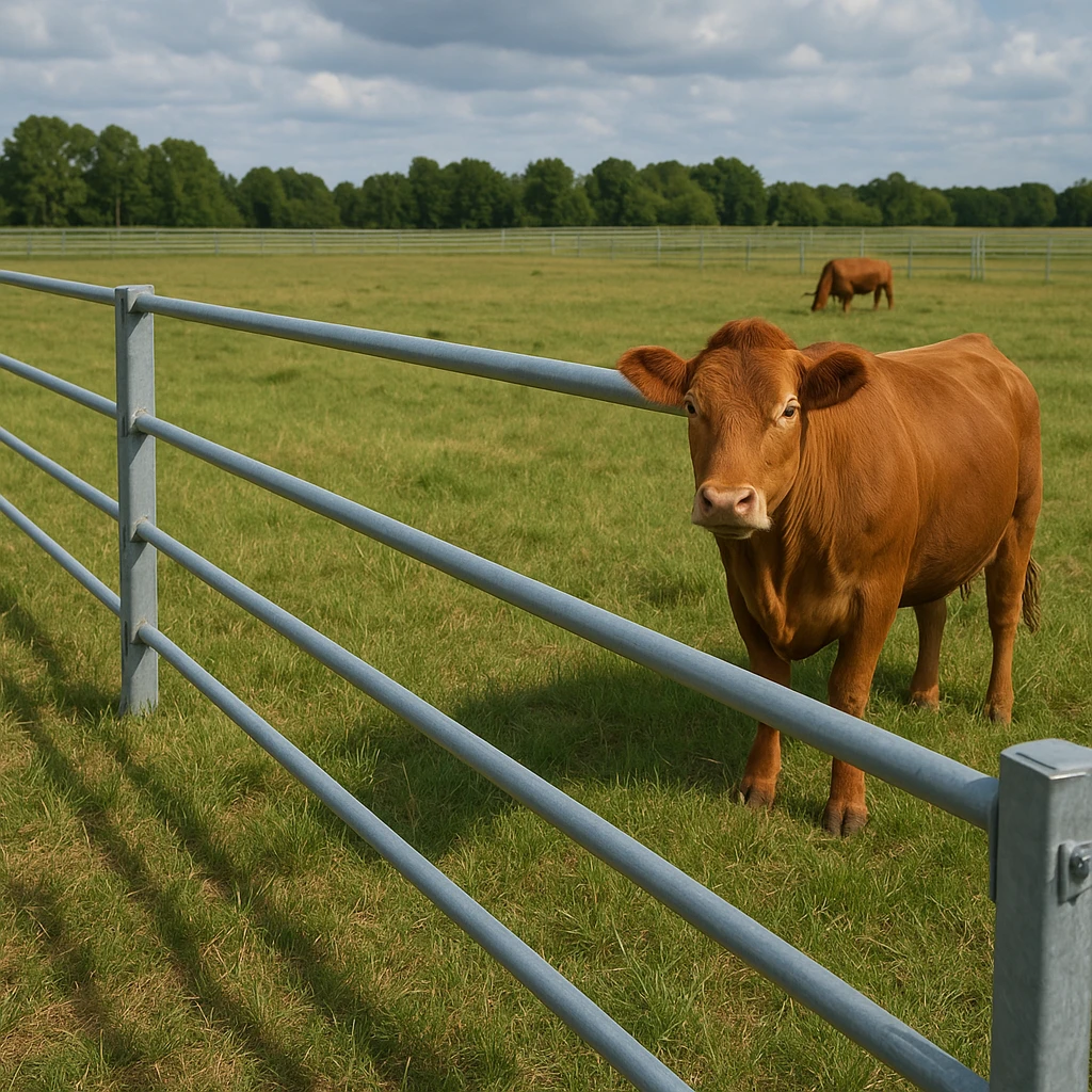 Bezpieczne ogrodzenia wybiegów dla bydła