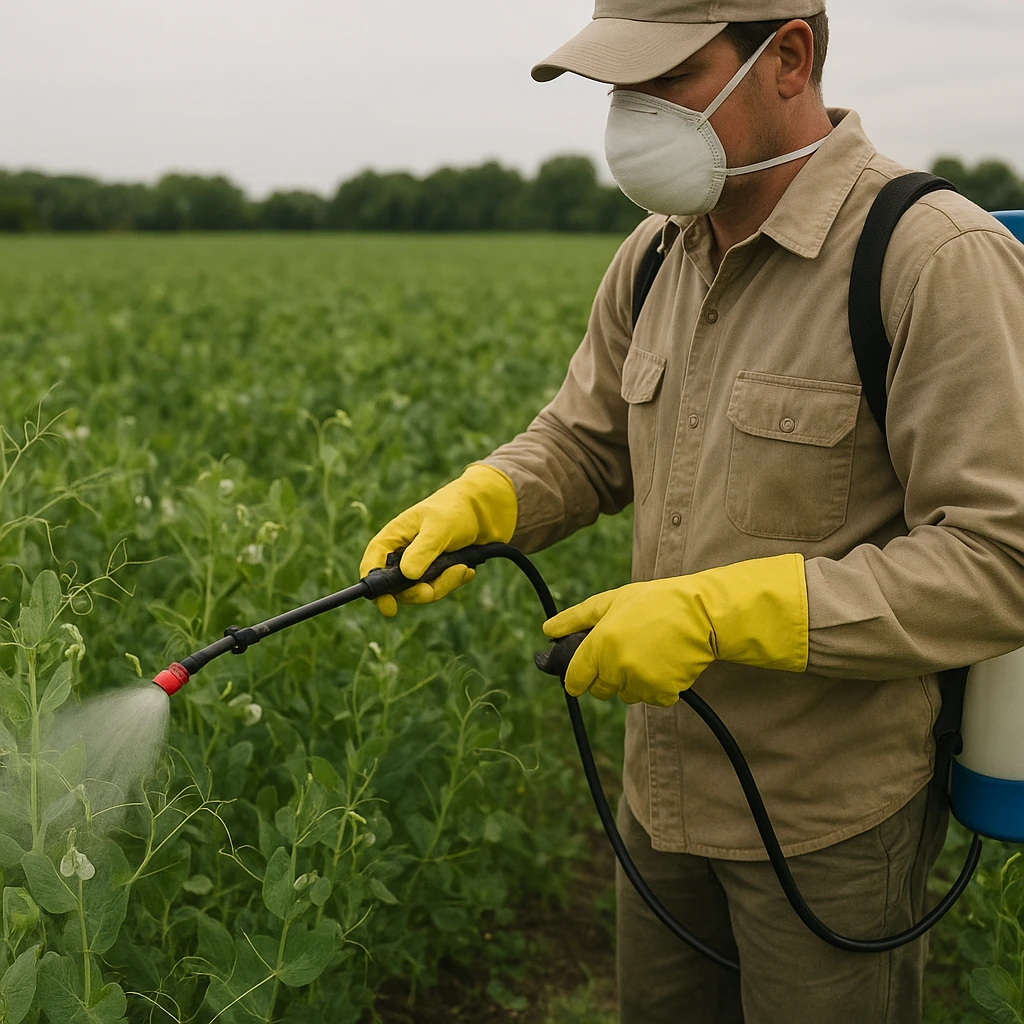 Zwalczanie chwastów w uprawie grochu