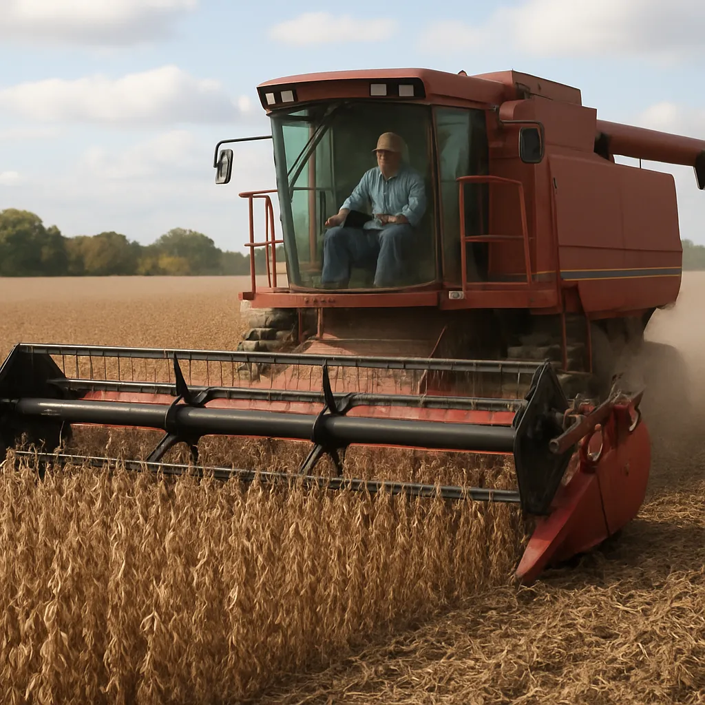 Jak prowadzić zbiór soi