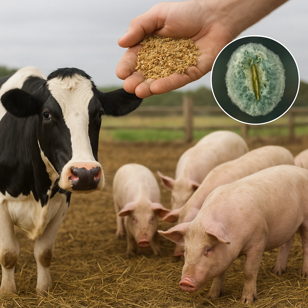 Wpływ mikotoksyn w paszach na zdrowotność bydła i trzody