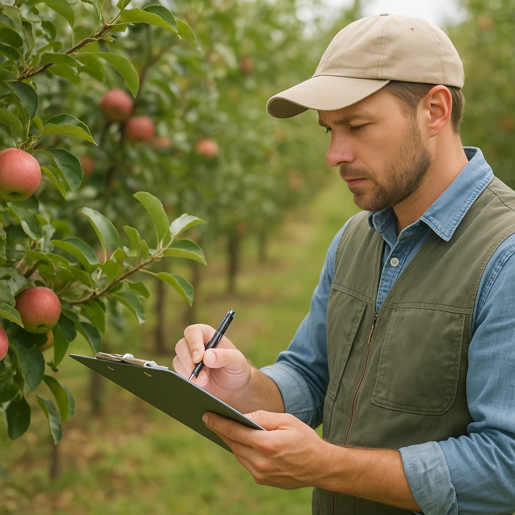 Jak prowadzić dokumentację zabiegów w sadzie
