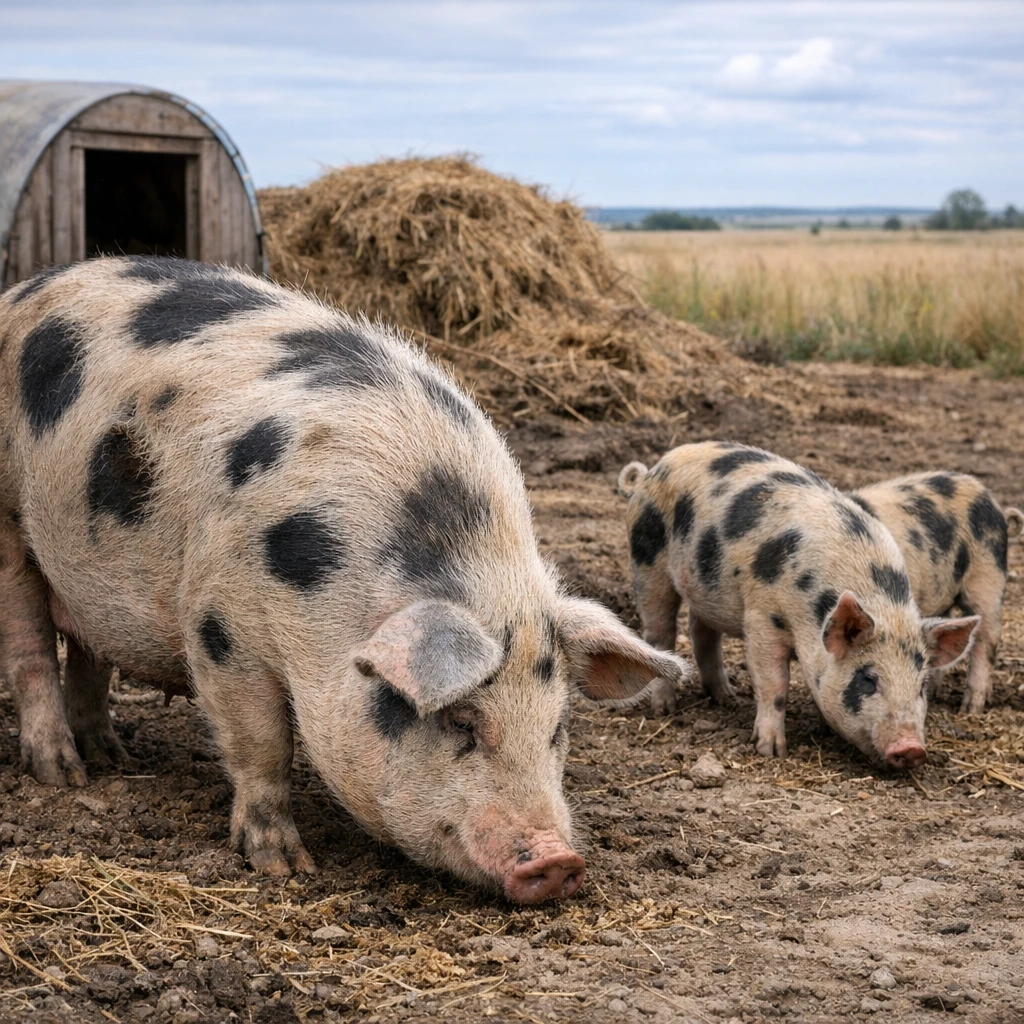 Ukrainian Steppe Spotted – Sus scrofa domesticus – trzoda chlewna