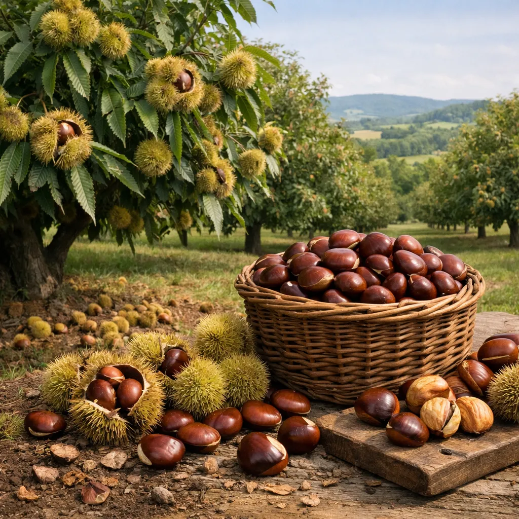 Kasztan jadalny – Castanea sativa (roślina sadownicza)