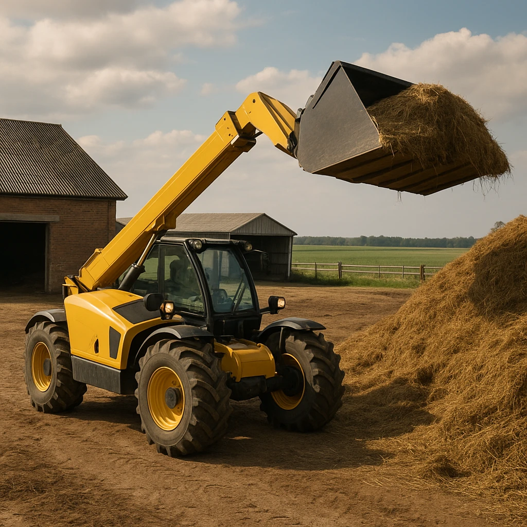 Ładowarki teleskopowe w gospodarstwie – alternatywa dla ładowacza czołowego