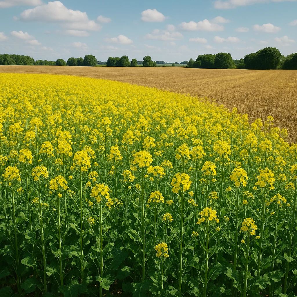 Rzepak w płodozmianie – jak wpływa na plon zbóż