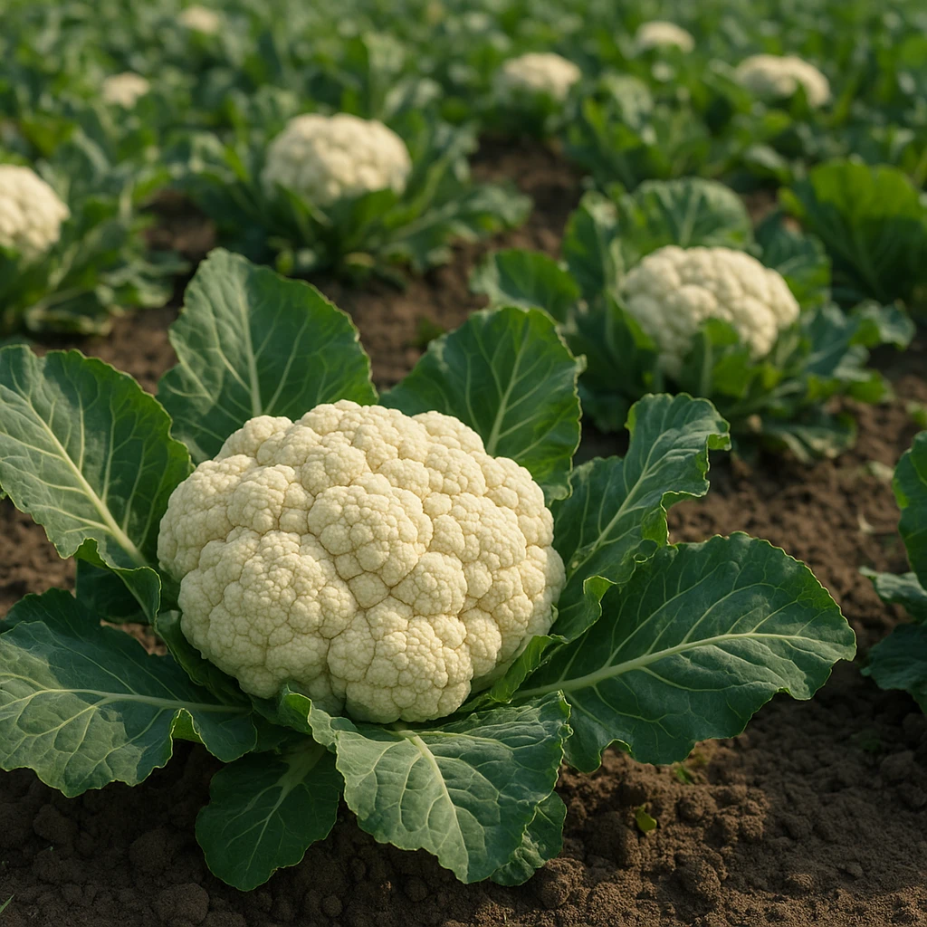 Uprawa kalafiora na zbiór letni