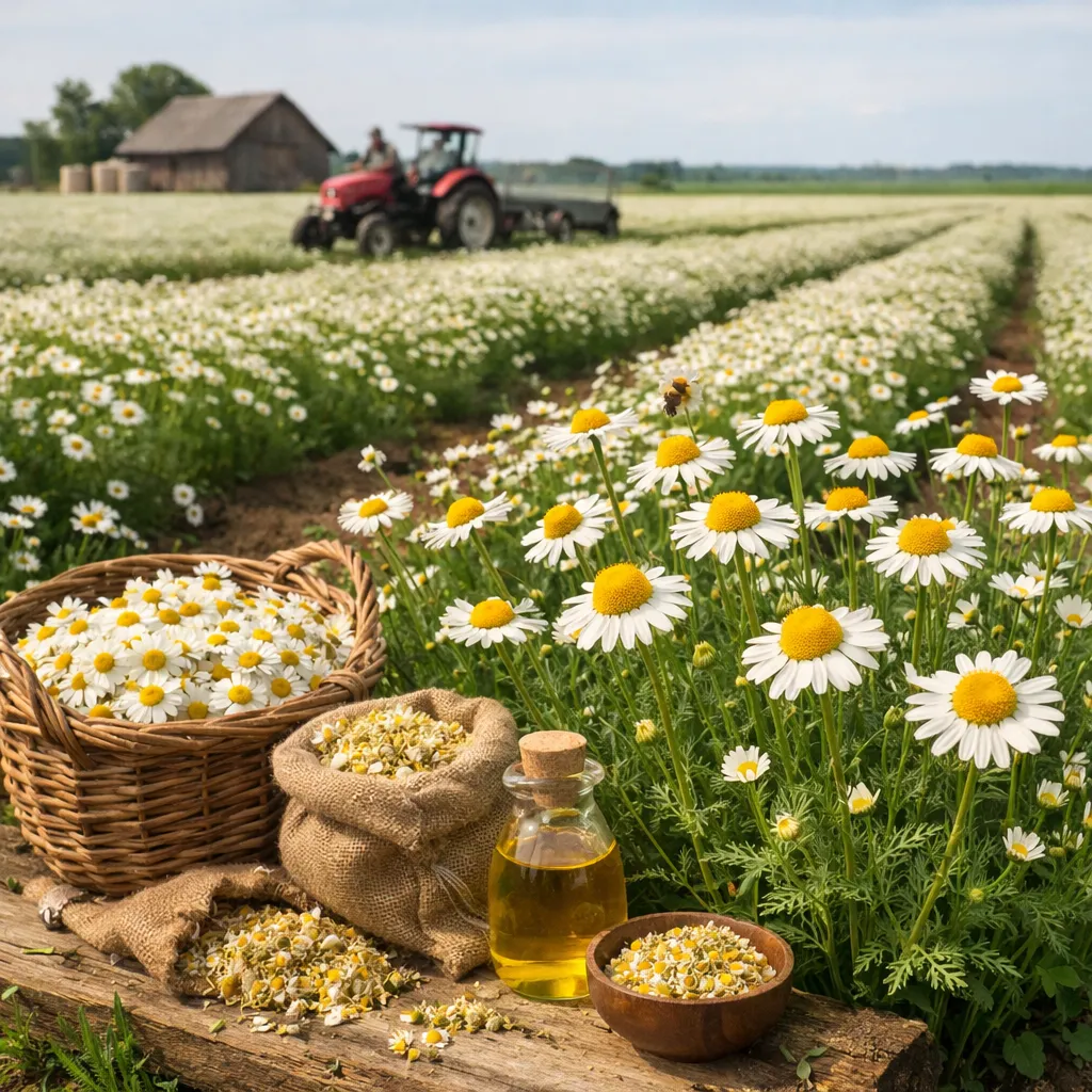 Rumianek pospolity – Matricaria chamomilla (roślina lecznicza)