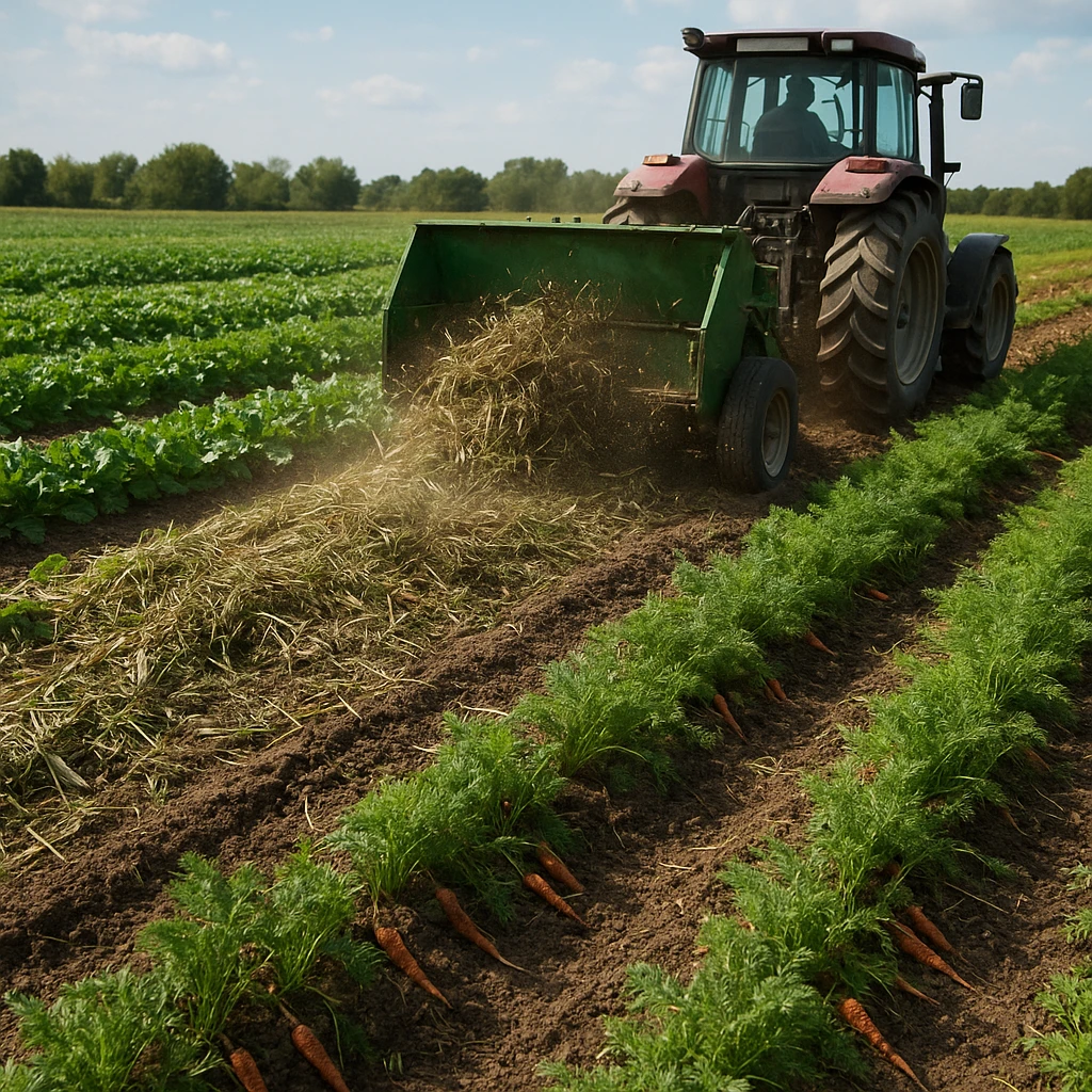 Zarządzanie resztkami pożniwnymi w warzywnictwie