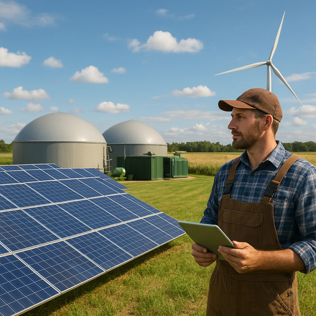 Zarządzanie energią w gospodarstwie – fotowoltaika, biogazownie, magazyny energii