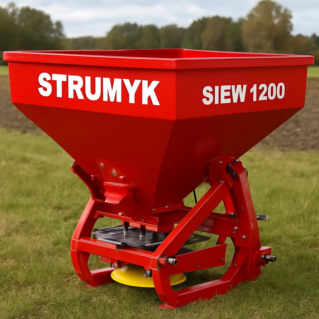 Strumyk Siew 1200 – rozsiewacz nawozów Strumyk