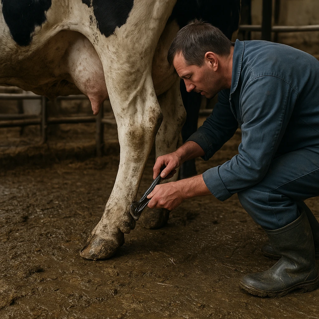 Częstotliwość usuwania obornika a zdrowie racic