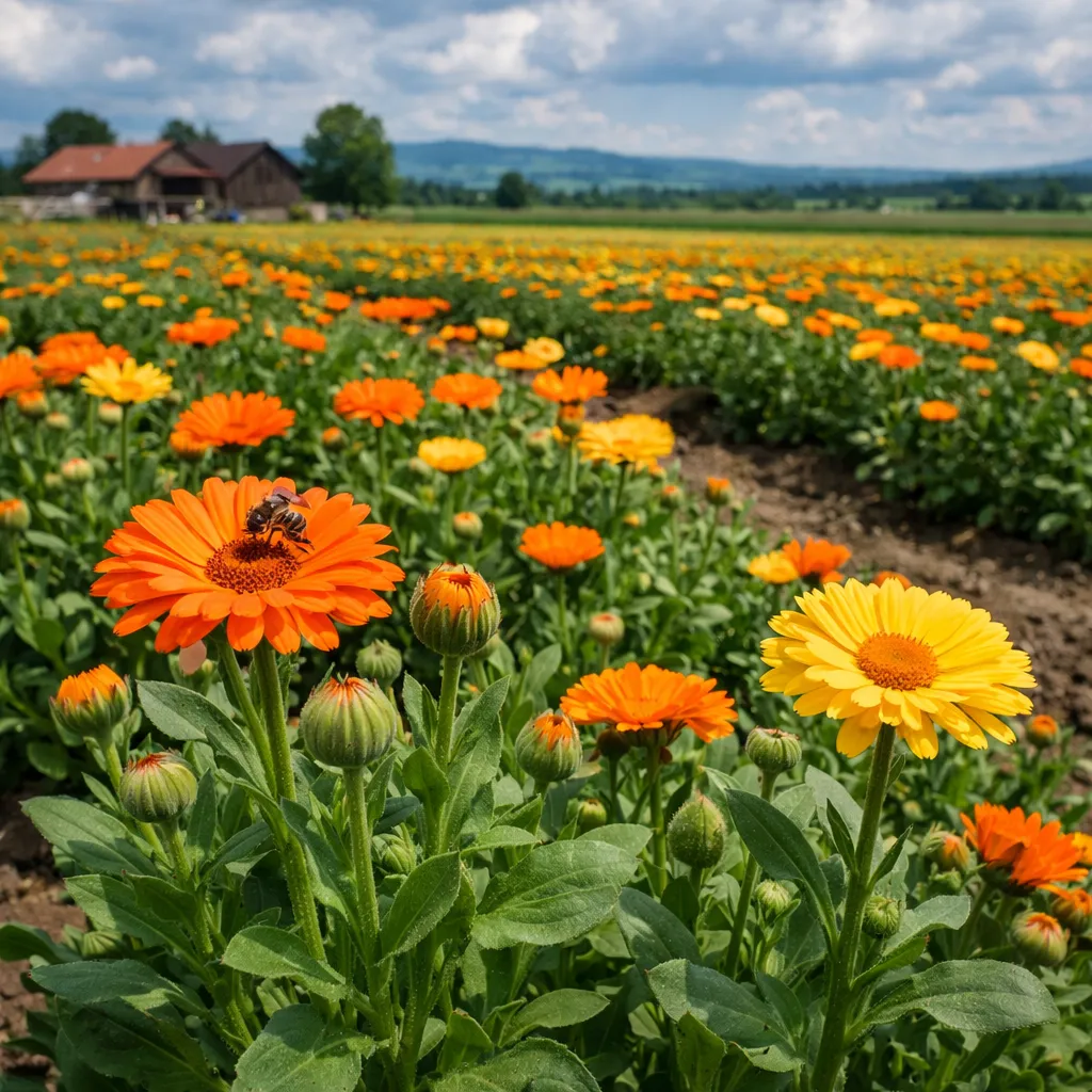 Nagietek lekarski – Calendula officinalis (roślina lecznicza)