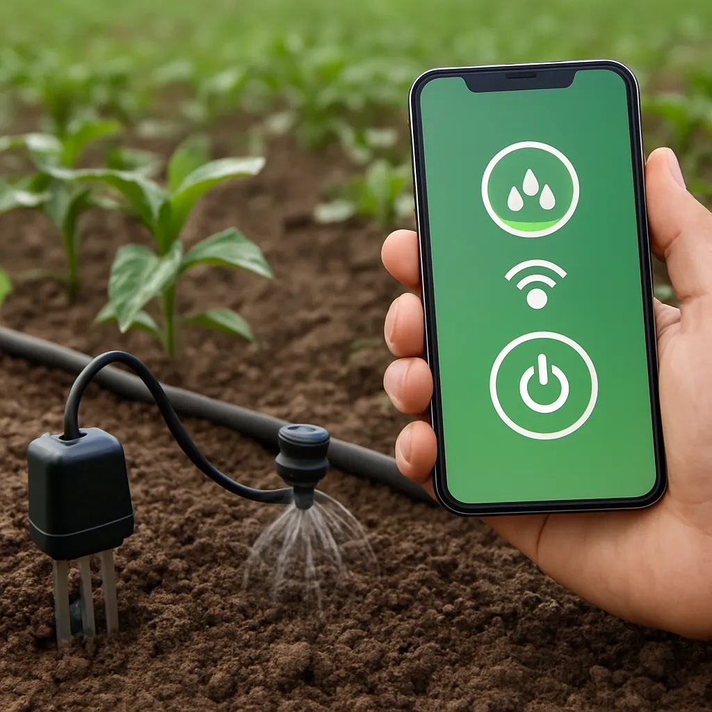 Czujniki gleby i automatyczne nawadnianie sterowane aplikacją