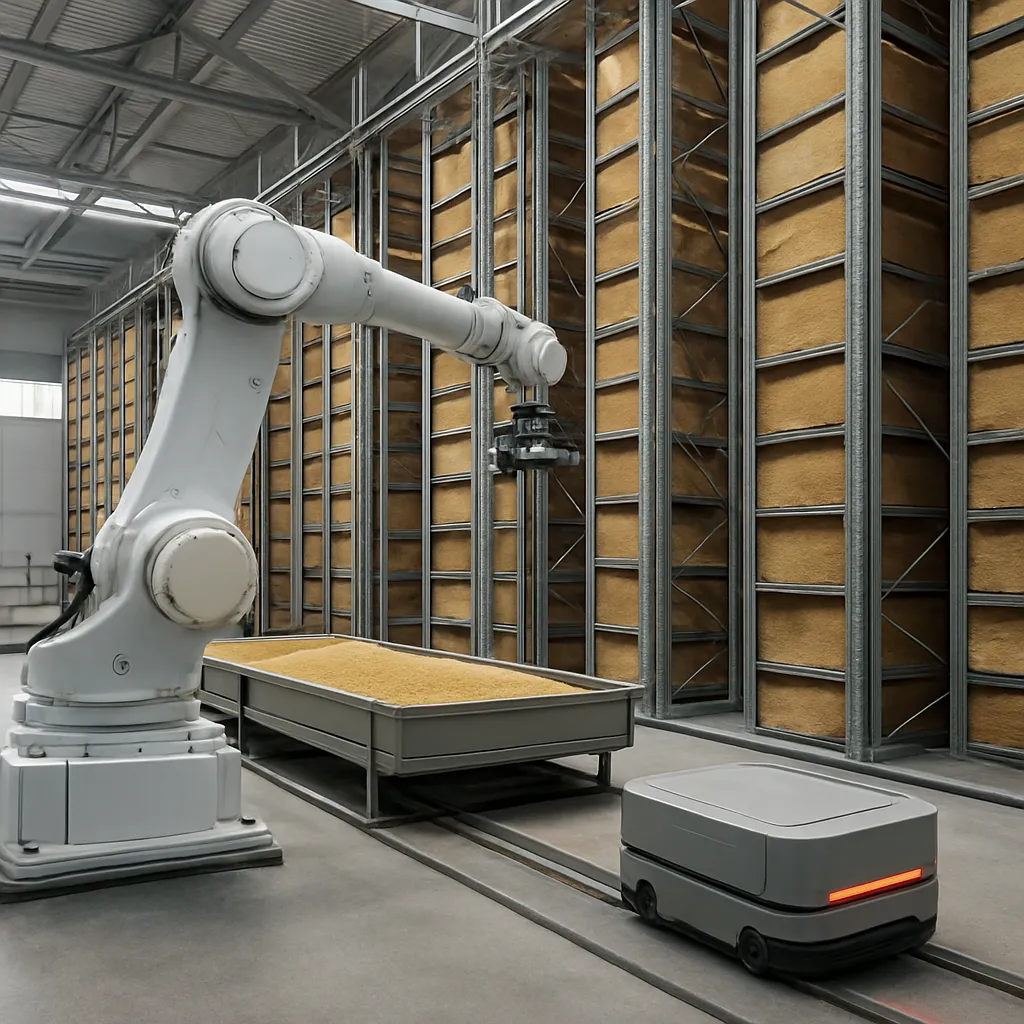 Zrobotyzowane magazyny zboża