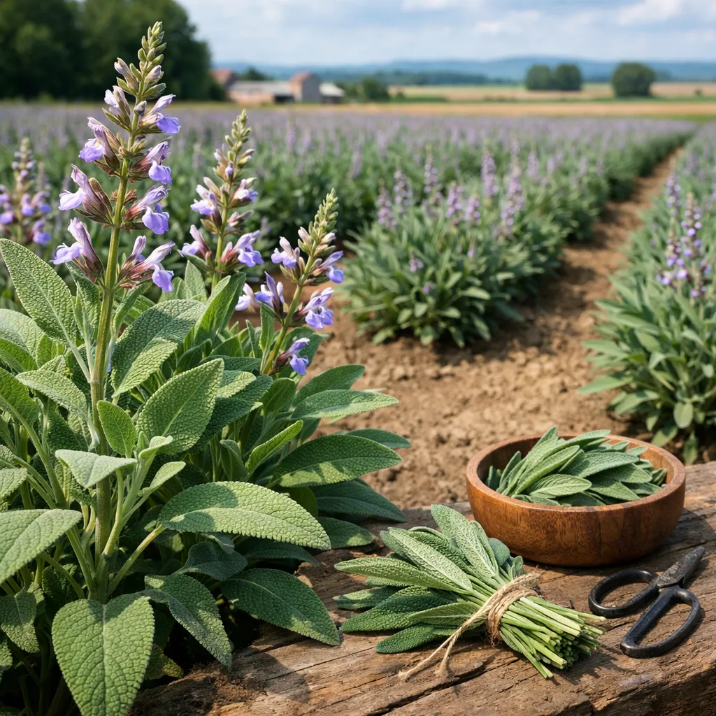 Szałwia lekarska – Salvia officinalis (roślina przyprawowa)