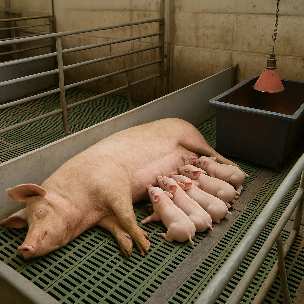 Organizacja strefy porodowej w chlewni