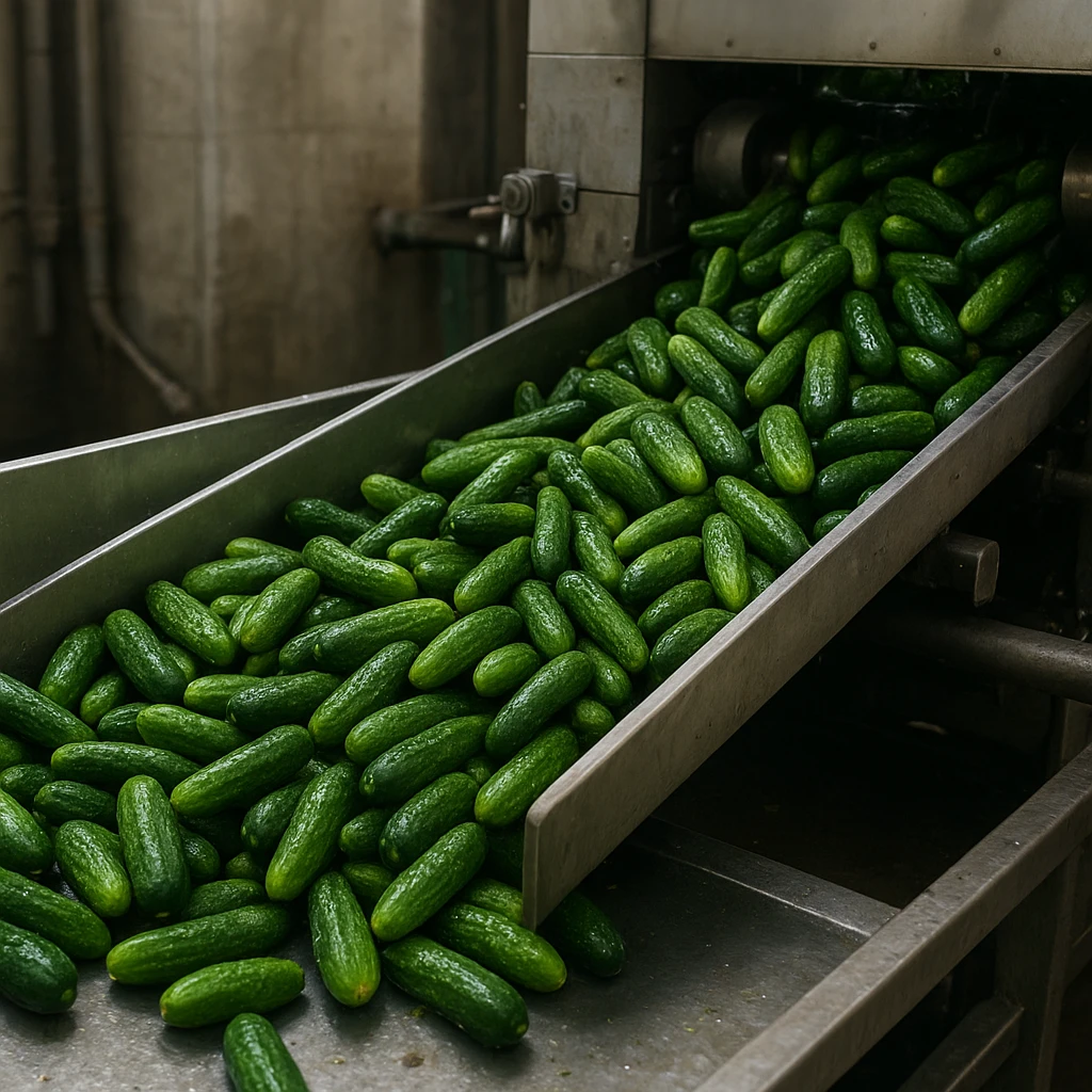 Produkcja ogórka kiszeniowego dla przetwórni