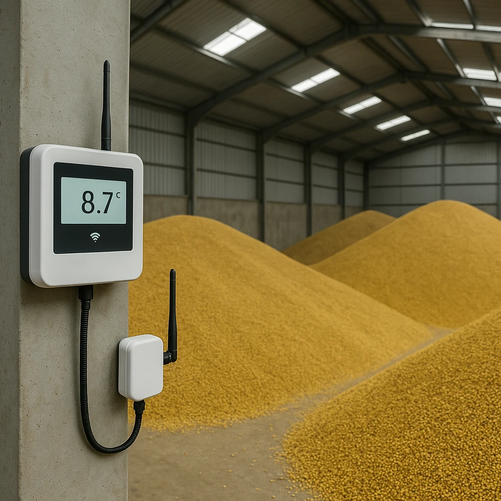 Automatyczne systemy monitorowania temperatury w magazynach rzepaku