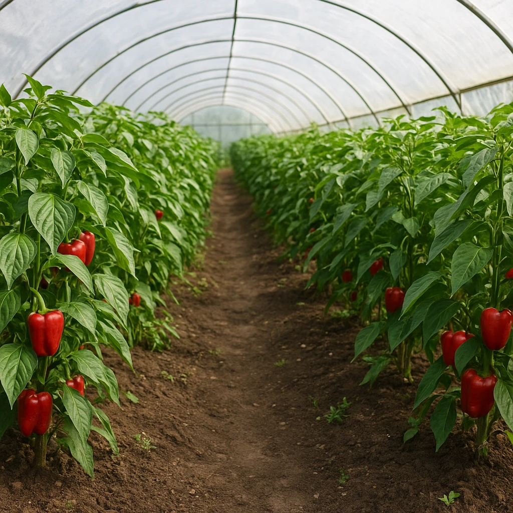 Uprawa papryki w tunelu foliowym – praktyczne wskazówki