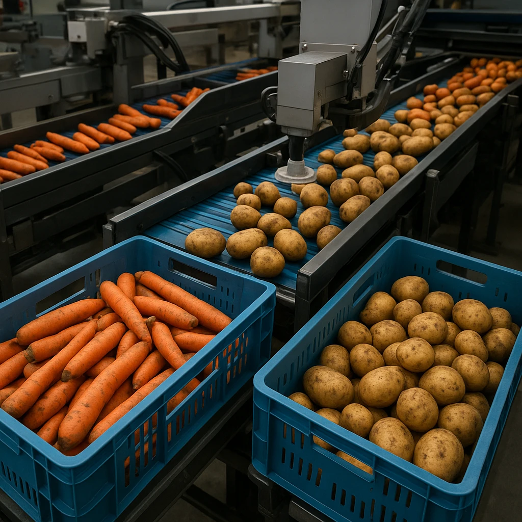 Nowe technologie sortowania warzyw korzeniowych