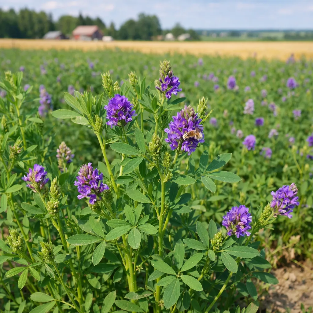 Lucerna siewna – Medicago sativa (roślina pastewna)