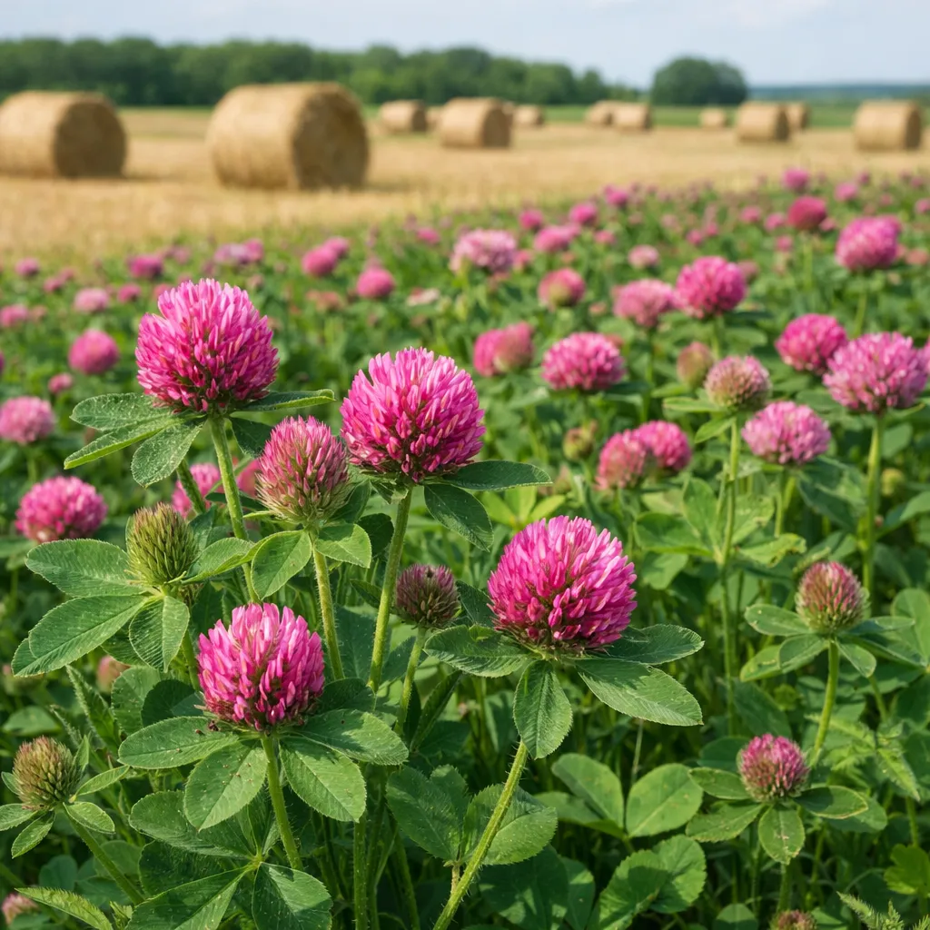 Koniczyna czerwona – Trifolium pratense (roślina pastewna)