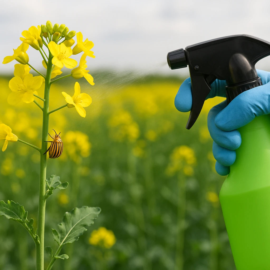Insektycydy w rzepaku – kiedy wykonać zabieg na słodyszka?
