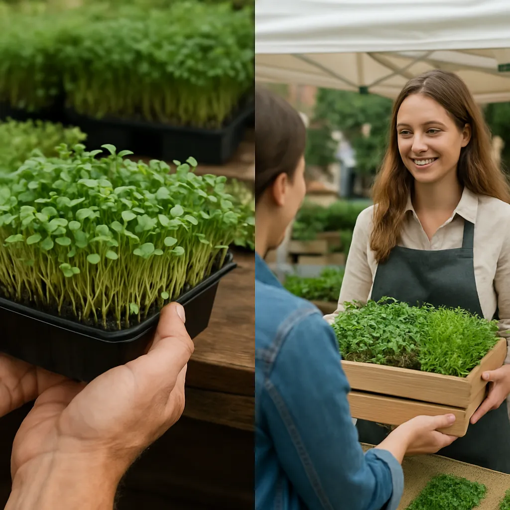 Jak uprawiać mikroliście i sprzedawać je lokalnie