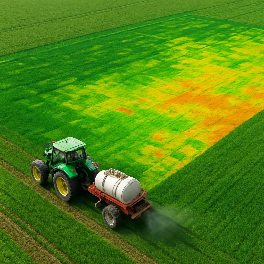 Precyzyjne nawożenie azotem na podstawie map NDVI