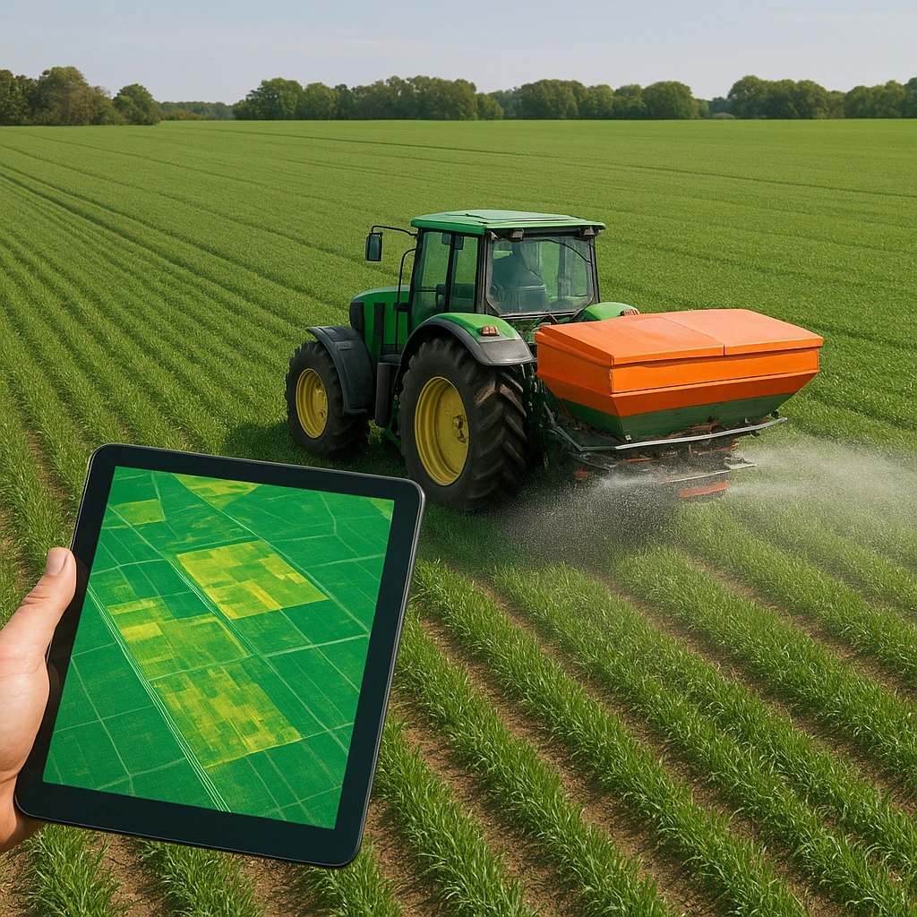 Nawożenie precyzyjne z wykorzystaniem GPS i map zmiennego dawkowania