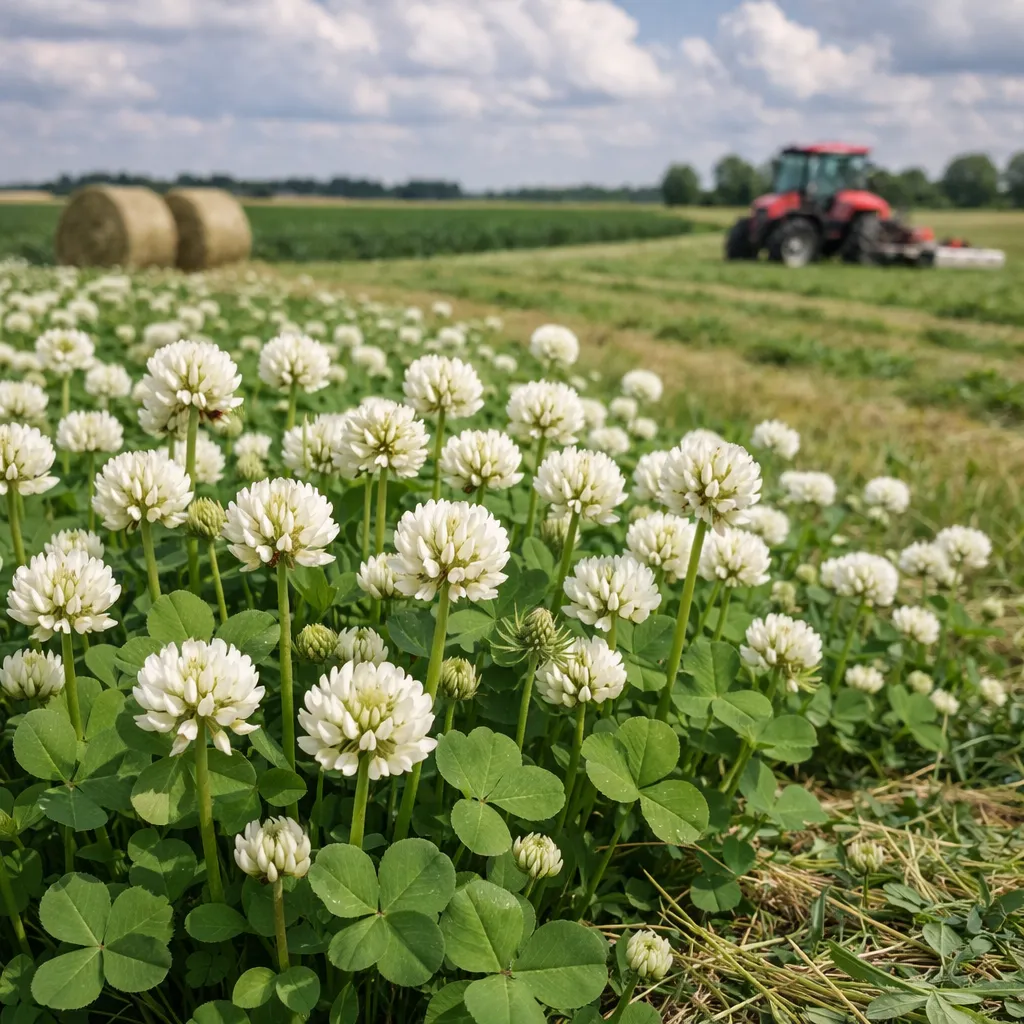 Koniczyna biała – Trifolium repens (roślina pastewna)