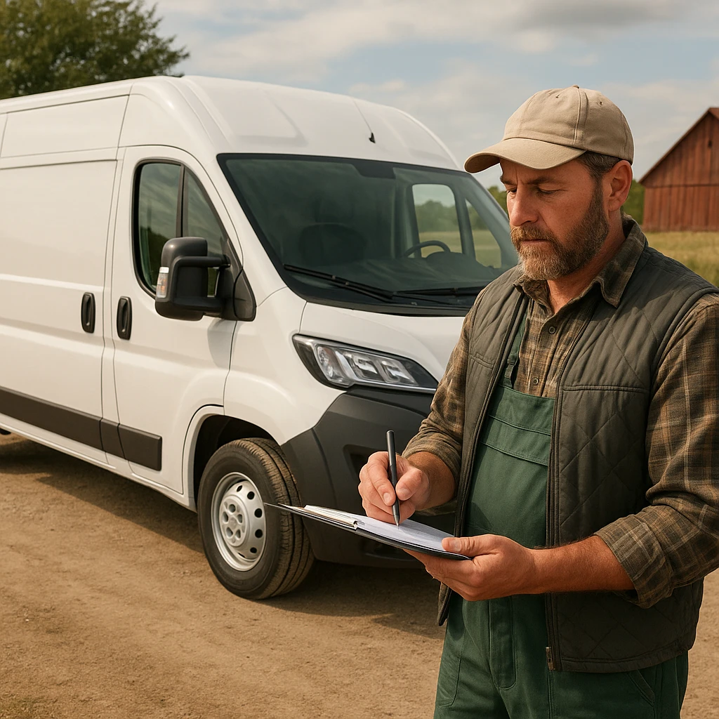 Leasing na samochód dostawczy dla rolnika – zasady i koszty