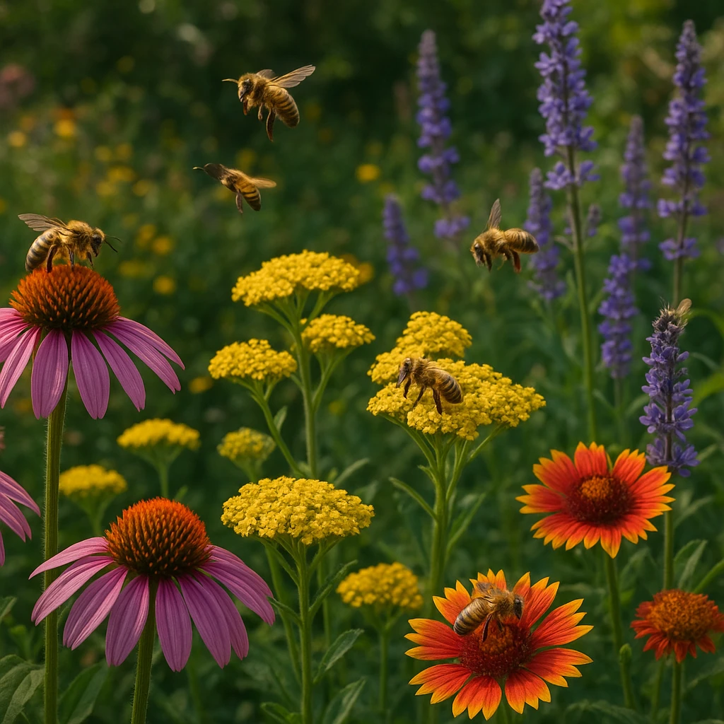 Rośliny miododajne w ogrodzie i ich znaczenie dla zapylaczy