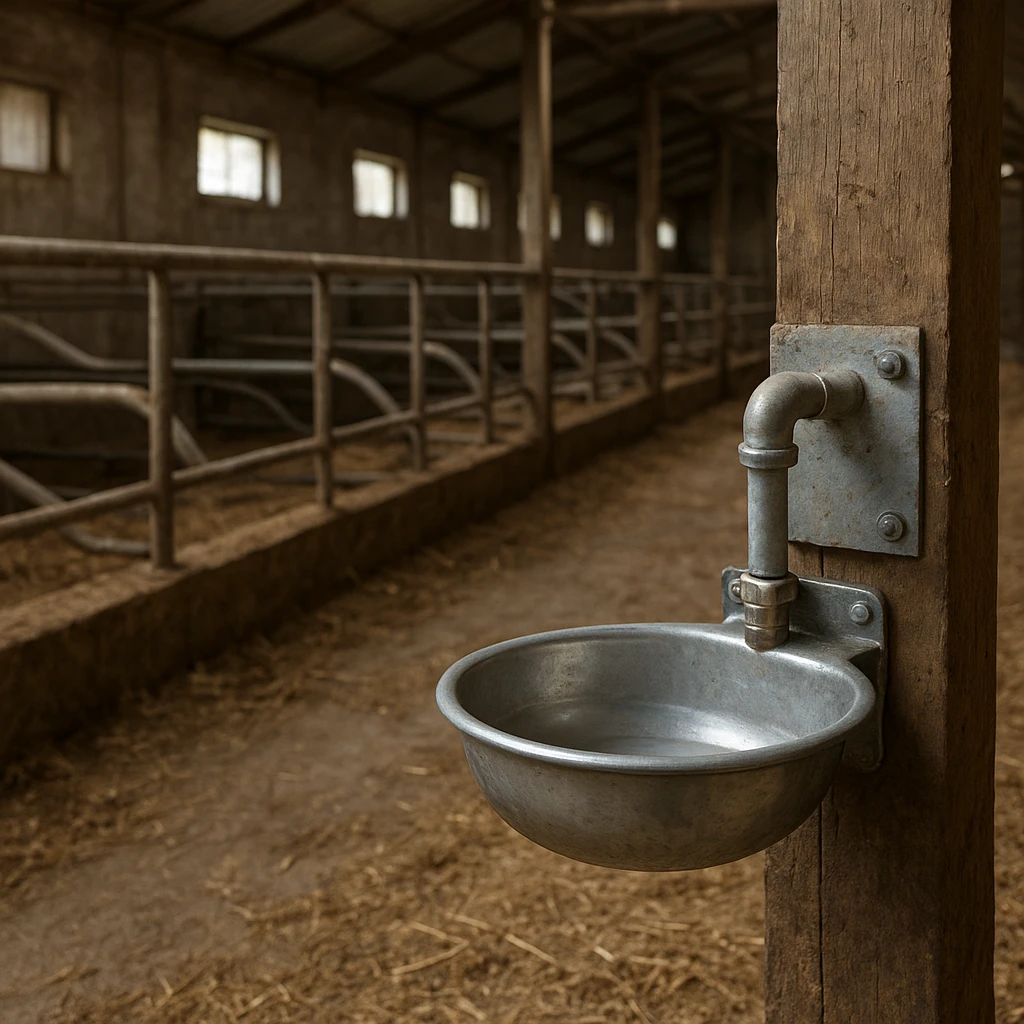 Poidła w budynkach inwentarskich – jak zapewnić stały dostęp do wody?