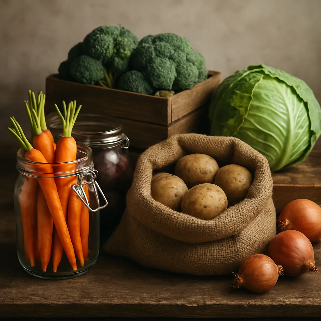 Jak przechowywać warzywa zimą