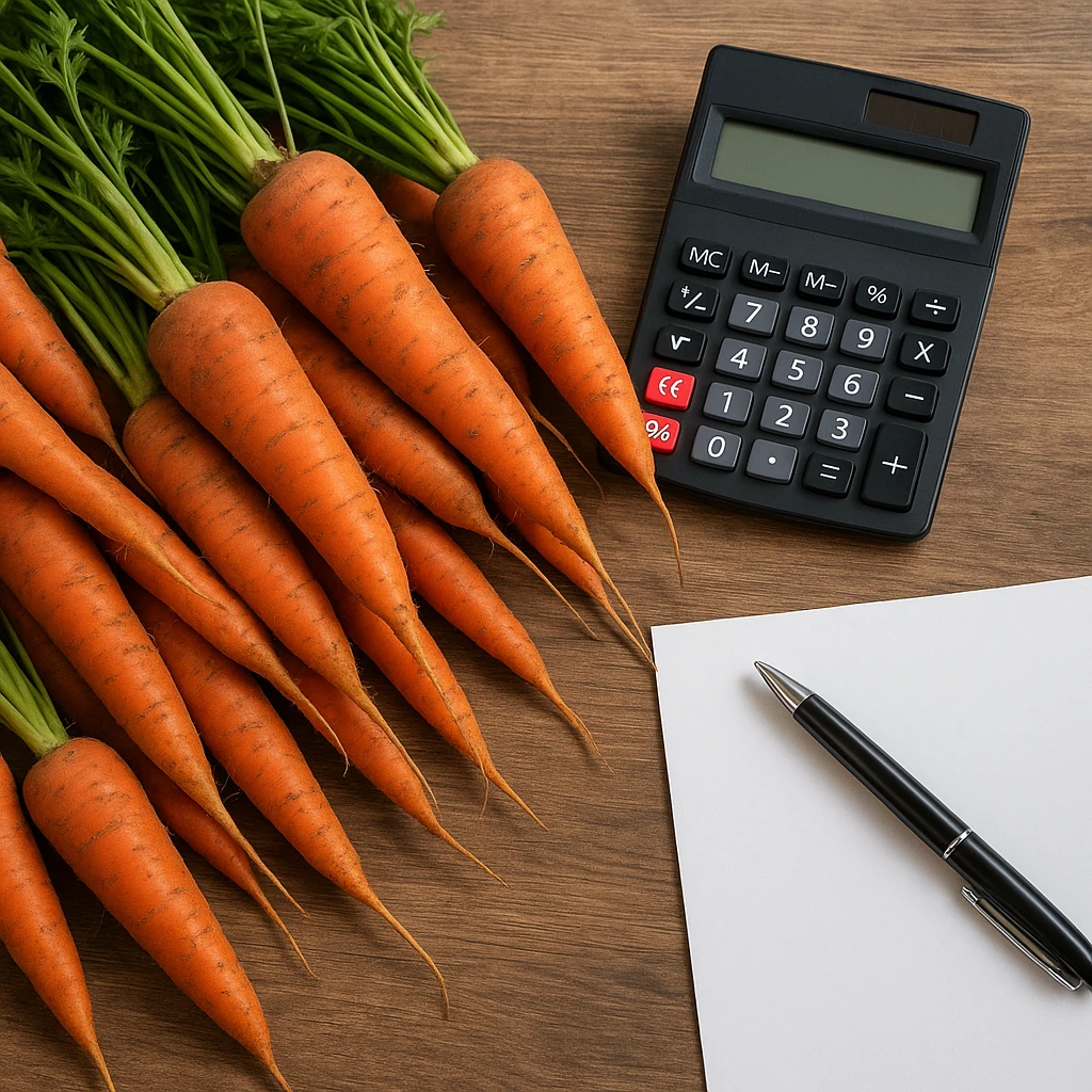 Marchew przemysłowa – czy kontraktacja gwarantuje zysk?