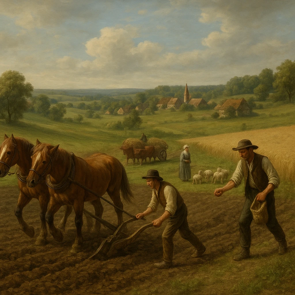 Rewolucja agrarna w XVIII wieku – co zmieniła na wsi