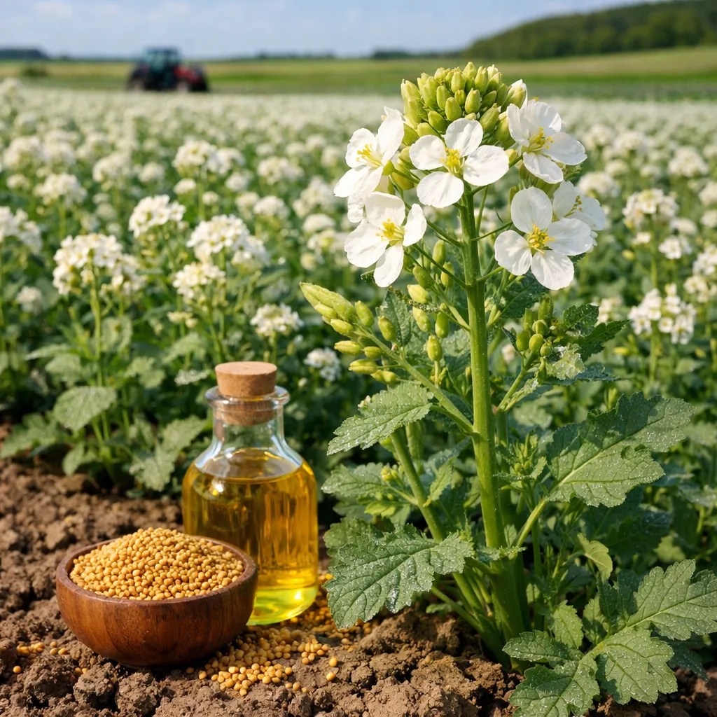 Gorczyca biała – Sinapis alba (roślina oleista)