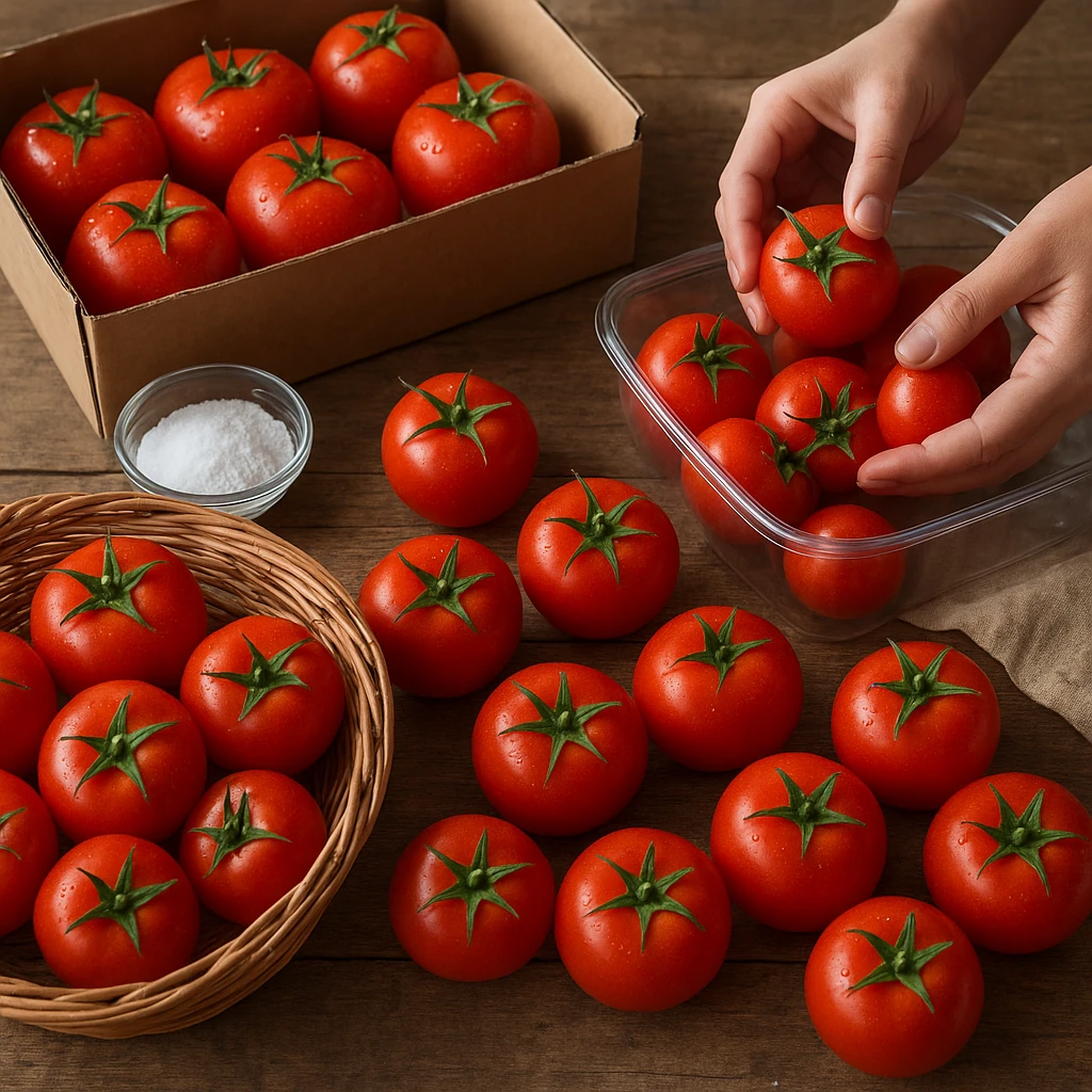 Jak zwiększyć trwałość pozbiorczą pomidorów