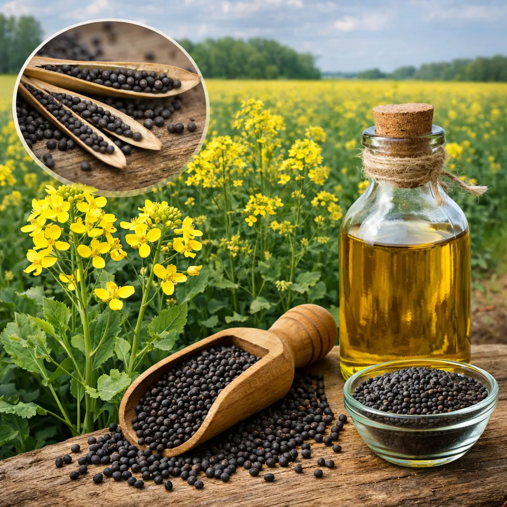 Gorczyca czarna – Brassica nigra (roślina oleista)